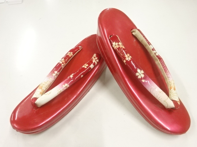 JAPANESE KIMONO / JAPANESE-STYLE ZORI (SIZE L)